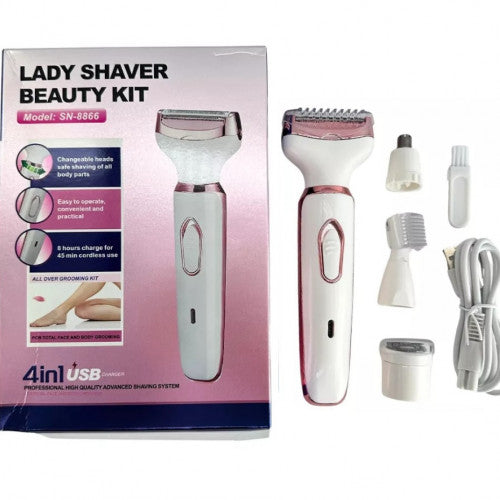 DEPILADORA FEMENINA 4 EN 1 LADY SHAVER