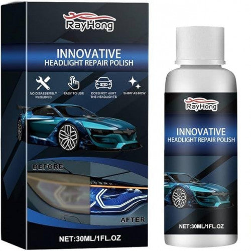 REPARADOR DE FAROS y ACEITE PROTECTOR DE VIDRIOS (juntos y por separados)
